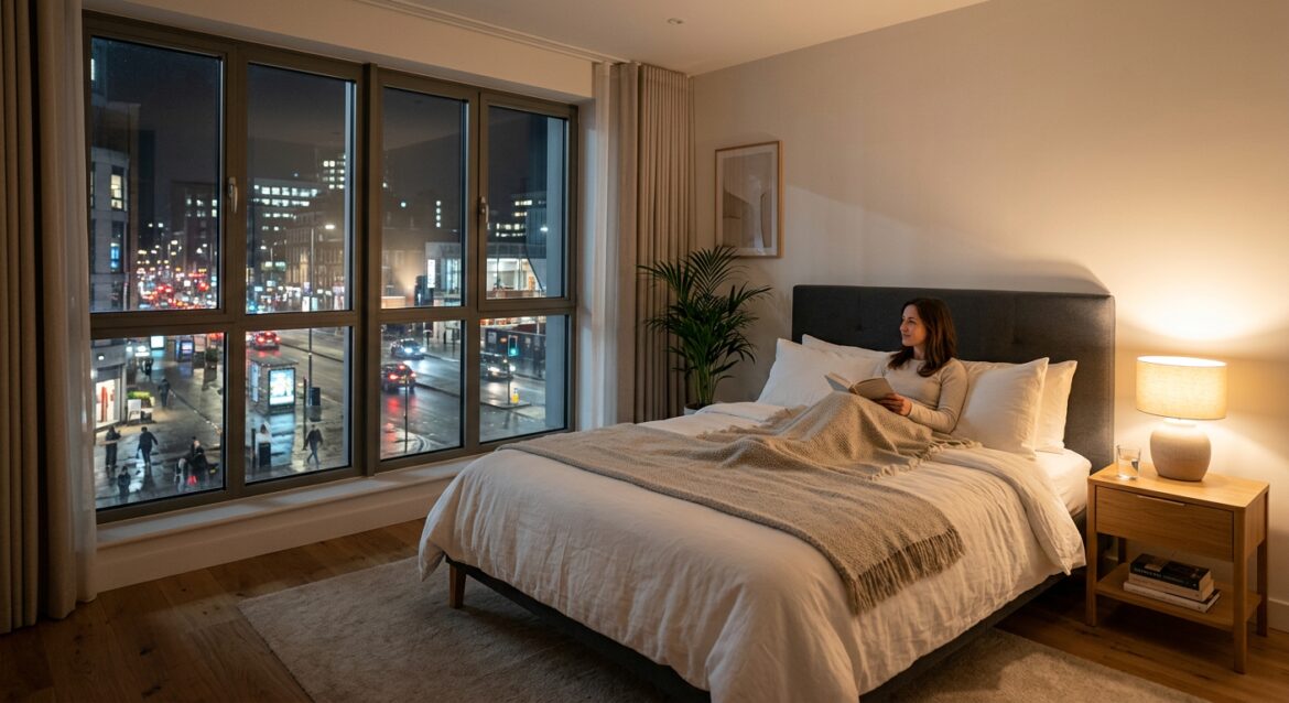 Schallschutzfenster im Schlafzimmer – ruhiger Wohnraum trotz belebter Straße